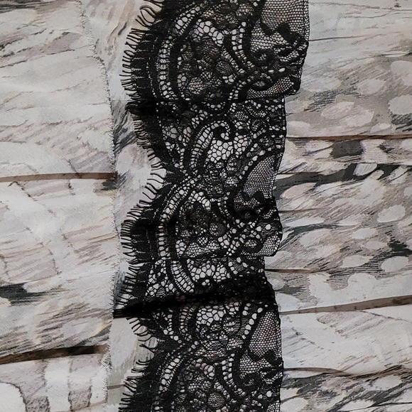 Bebe lace detail long sleeve blouse - Picture 6 of 7